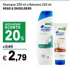 Head & Shoulders - Shampoo O Balsamo