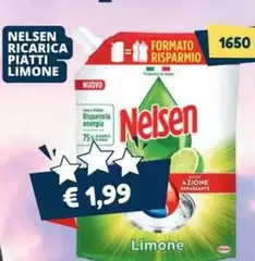 Nelsen - Ricarica Piatti Limone Nelsen - Ricarica Piatti Limone