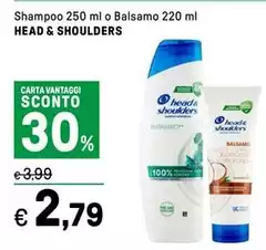 Head & Shoulders - Shampoo O Balsamo