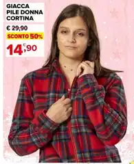 Giacca Pile Donna Cortina Giacca Pile Donna Cortina
