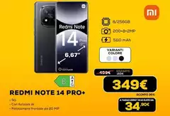 Xiaomi - Redmi Note 14 Pro+ Xiaomi - Redmi Note 14 Pro+