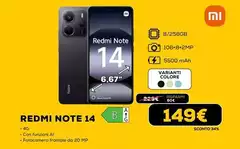 Xiaomi - Redmi Note 14 Xiaomi - Redmi Note 14