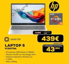 HP - Laptop 5 FC0077NL HP - Laptop 5 FC0077NL