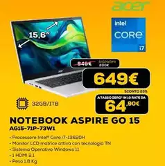 Acer - Notebook Aspire Go 15
