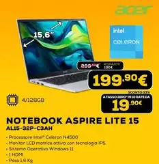Acer - Notebook Aspire Lite 15 Al15-32p-c3ah