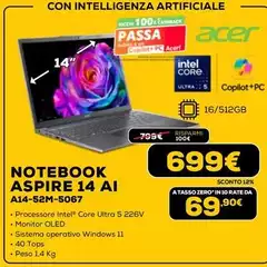Acer - Notebook A14-52m-5067