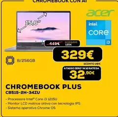 Acer - Chromebook Plus Cb515-2h-34zu