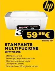 HP - Stampante Multifuzione Envy 6520E HP - Stampante Multifuzione Envy 6520E