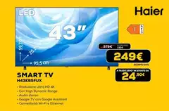 Haier - Smart Tv H43K85EUX Haier - Smart Tv H43K85EUX