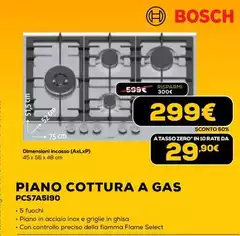 Bosch - Piano Cottura A Gas PCS7A5190