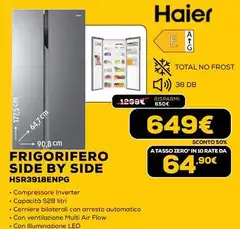 Haier - Frigorifero Side By Side Hsr3918enpg Haier - Frigorifero Side By Side Hsr3918enpg