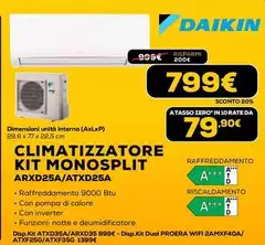 Daikin - Climatizzatore Kit Monosplit