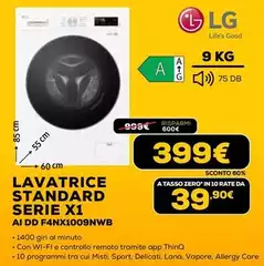 LG - Lavatrice Standard Serie X 1 LG - Lavatrice Standard Serie X 1