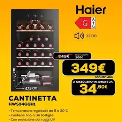 Haier - Cantinetta HWS34GGH 1 Haier - Cantinetta HWS34GGH 1