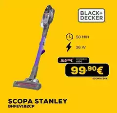 Black & Decker - Scopa Stanley BHFV182CP Black & Decker - Scopa Stanley BHFV182CP