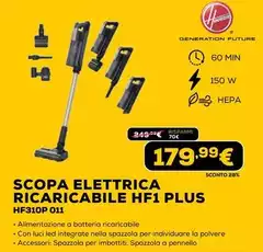 Hoover - Scopa Elettrica Ricaricabile HF310P 011 Hoover - Scopa Elettrica Ricaricabile HF310P 011