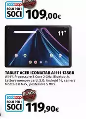 Acer - Tablet Iconiatab A1111 128gb