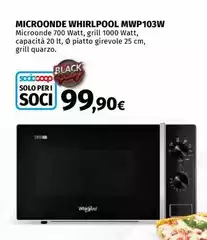Whirlpool - Microonde MWP103W