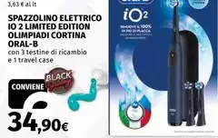 Oral b - Spazzolino Elettrico 10 2 Limited Edition Olimpiani Cortina