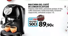De Longhi - Macchina Del Caffè  Ecz01cdb