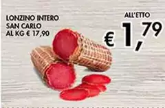 San Carlo - Lonzino Intero San Carlo - Lonzino Intero