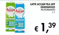 Granarolo - Latte Accadi Tea UHT