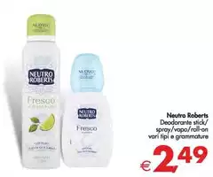 Neutro Roberts - Deodorante Stick Neutro Roberts - Deodorante Stick