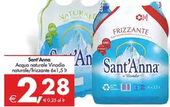 Sant'anna - Acqua Naturale Vinidio Naturale/frizzante Sant'anna - Acqua Naturale Vinidio Naturale/frizzante