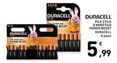 Duracell - Pile Stilo O Ministilo Power Boost Duracell - Pile Stilo O Ministilo Power Boost