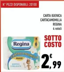 Regina - Carta Igienica Cartacamomilla Regina - Carta Igienica Cartacamomilla