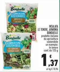 Bonduelle - Insalata Le Tenere, Armonia Bonduelle - Insalata Le Tenere, Armonia