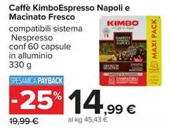 Kimbo - Caffè Espresso Napoli E Macinato Fresco