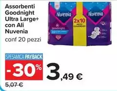 Nuvenia - Assorbenti Goodnight Ultra Large+ Con Ali