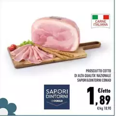 Sapori - Prosciutto Cotto Di Alta Qualita' Nazionale &Dintorni