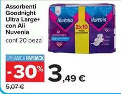 Nuvenia - Assorbenti Goodnight Ultra Large+ Con Ali