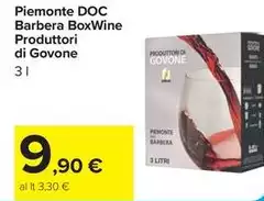 Piemonte -  DOC Barbera Boxwine