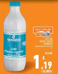 Granarolo - Latte UHT Piacere Leggero