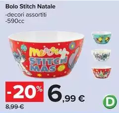 Bolo Stitch Natale