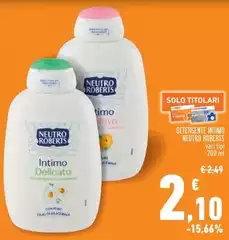 Neutro Roberts - Detergente Intimo