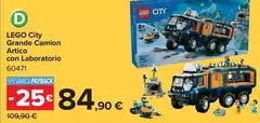 Lego - City Grande Camion Artico Con Laboratorio