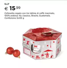 Illy - Cofanetto Regalo Con Tre Lattine Di Caffè Macinato Illy - Cofanetto Regalo Con Tre Lattine Di Caffè Macinato