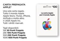Apple - Carta Prepagata Apple - Carta Prepagata