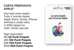 Apple - Carta Prepagata