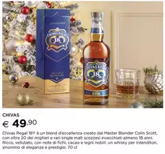 Chivas - Regal 18 Y Y En Un Blend Decellenza Creato Di Master Blender Colin Scott Chivas - Regal 18 Y Y En Un Blend Decellenza Creato Di Master Blender Colin Scott