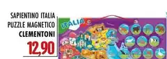 Clementoni - Sapintino Italia Puzzle Magnetico