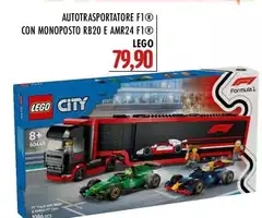 Lego - Autotrasportatore F18 Con Monoposto Rb20 E AMR24 F18