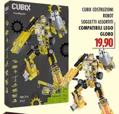 Globo - Cubix Costruzioni Robot Soggetti Assortiti Compatibili
