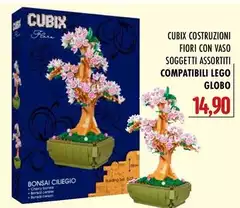 Globo - Cubix Costruzioni Fiori Con Vaso Soggetti Assortiti Compatibili