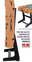Sport One - Calcetto Salvaspazio Con Chiusura Verticale Sport One - Calcetto Salvaspazio Con Chiusura Verticale