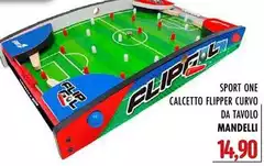 Flipper - Sport One Calcetto Curvo Da Tavolo Flipper - Sport One Calcetto Curvo Da Tavolo